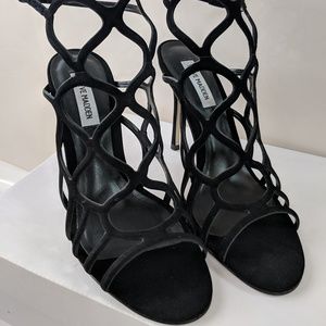 Steve Madden Black Teagan heels Sz8.5